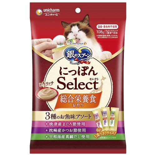 銀のスプーン　にっぽんSelect　とろりっち総合栄養食　3種の魚味アソート108ｇ