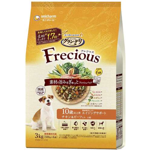 グラン・デリ　フレシャス(Frecious)　10歳以上用　チキン＆ビーフ入り3ｋｇ