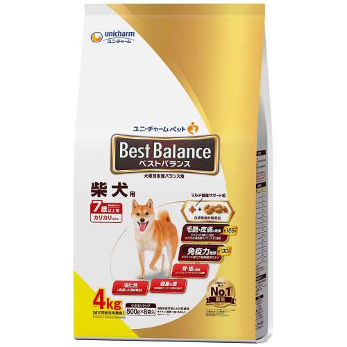 ベストバランス(Best Balance)　カリカリ仕立て　柴犬7歳以上用4ｋｇ