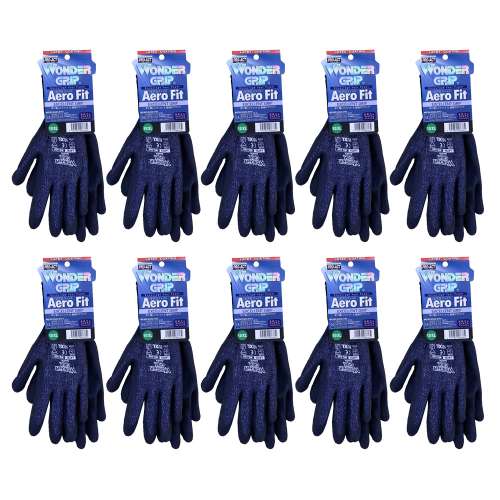 ワンダーグリップ15 エアロフィット ネイビー XL　×10個セット