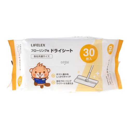 LIFELEX　フローリングドライシート３０枚　ＫＳ２１‐７４４９