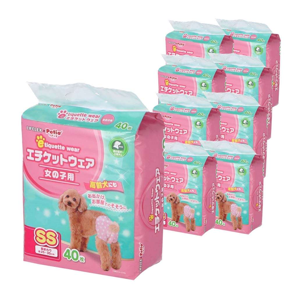 LIFELEX エチケットパンツ女の子用　ＳＳ　４０枚　×８個セット