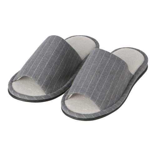 LIFELEX　高反発スリッパ　チャコール　Ｍ