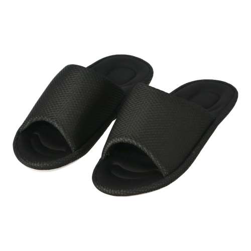 LIFELEX　３Ｄ立体コンフォートスリッパ　ブラック　Ｍ