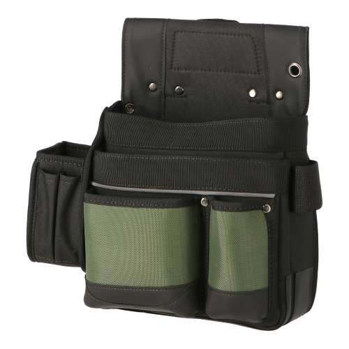 PROACT　釘袋２段　ＫＯＣ‐２７７８　オリーブ