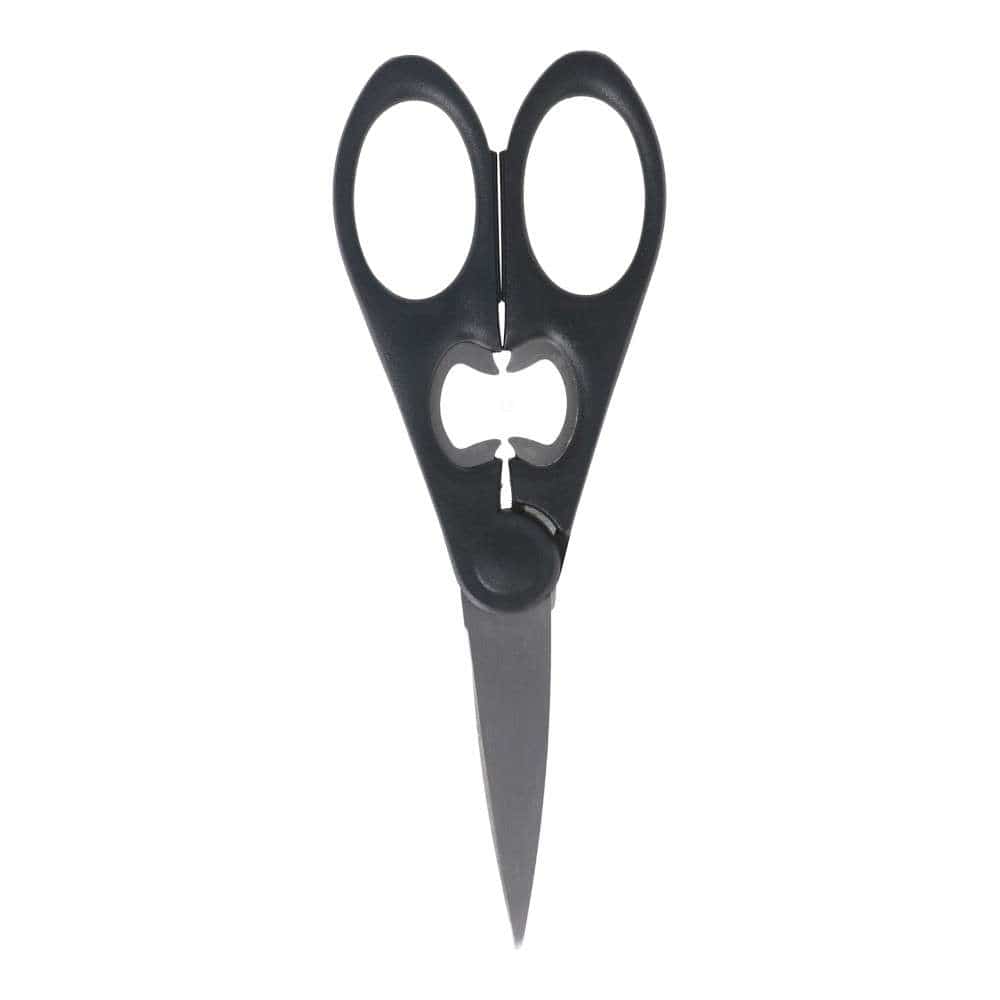 LIFELEX　ステンレスキッチンハサミ　２０ＫＨ　シルバー（刃）ブラック（持ち手）