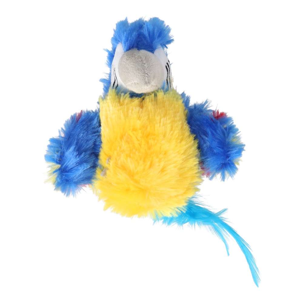 LIFELEX　鳴き声も楽しめる電動パタパタおもちゃ　オウム　ＳＳ１２‐１５２６　ブルー