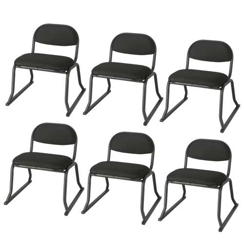 LIFELEX　ミニ楽々チェア　肘無　ＢＫ４０４０‐ＳＨ３０　×６個セット