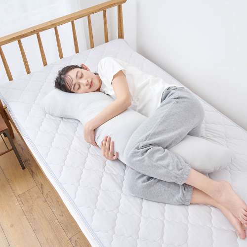 LIFELEX モッチやわ強冷感敷パッド シングル グレーストライプ2