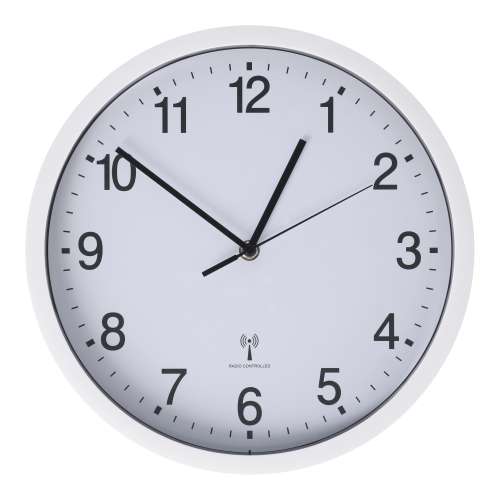 LIFELEX 電波掛時計連続秒針Φ30cm WH KO14-7997