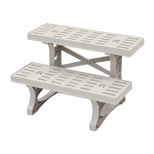 コーナンオリジナル　ＰＣフラワースタンド　２段　４５０　アイボリー