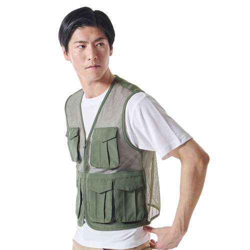 PROACT　メッシュベスト　カーキ　Ｌ