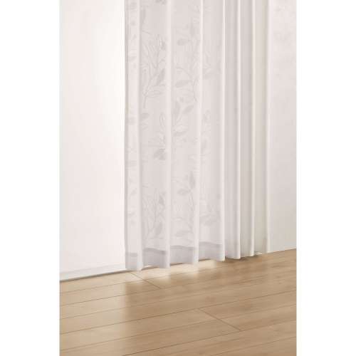 LIFELEX 遮熱・保温レースカーテン マカダミア 100×176WH