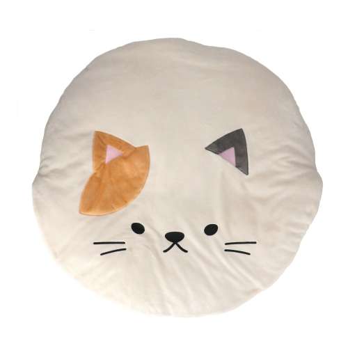 LIFELEX 入れるバーガークッションアニマル 100×100 ネコ