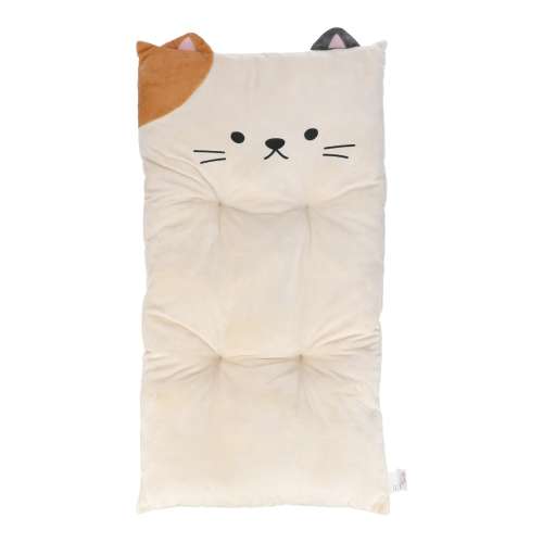 LIFELEX フランネル長座布団アニマル 60×110 ネコ