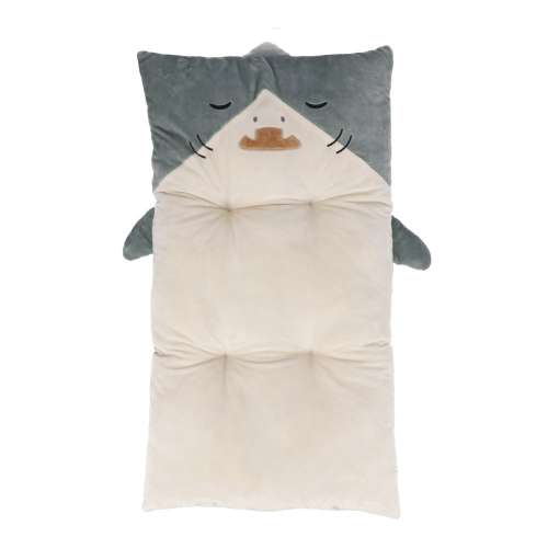 LIFELEX フランネル長座布団アニマル 60×110 サメ