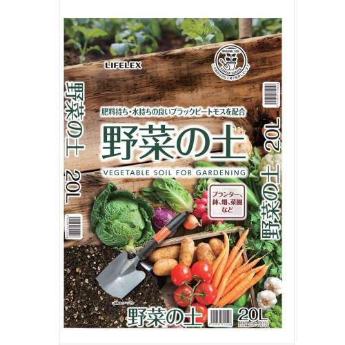 LIFELEX　花と野菜の培養土　２０Ｌ　ブラウン