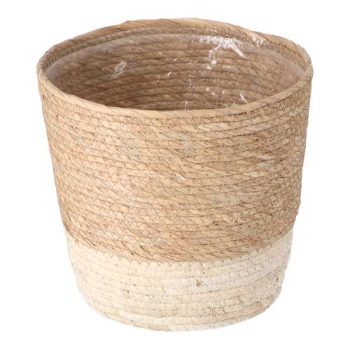 LIFELEX　鉢カバーコーンハスク　６号　ＨＫ０９‐０１７０　ナチュラルカラー