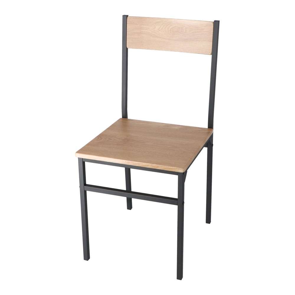 LIFELEX　ダイニングチェア　ＯＡＫ／ＢＫ