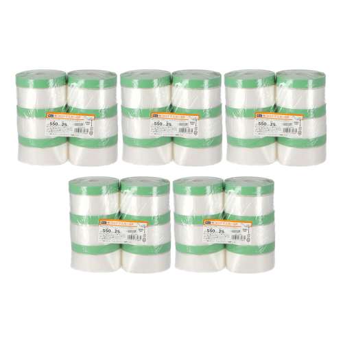 PROACT　布コロナマスカー６Ｐ　幅５５０ｍｍ×長さ２５ｍ　×５個セット