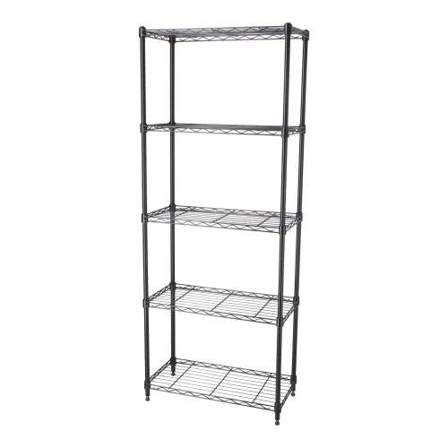 LIFELEX　分割できるラック５段　６０３０‐１５０　ＢＫ