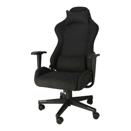 LIFELEX　レーサーチェア　オゼッラＫ　ファブリックＢＫ　ダークグレー