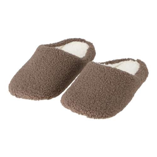 LIFELEX　ルームシューズ　シープボア　ブラウン　Ｌ