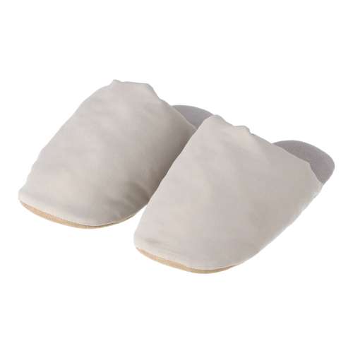 LIFELEX　ルームシューズ　ふわふわスリッパ中綿入り　グレー　Ｍ