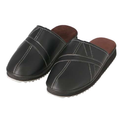 LIFELEX　紳士起毛サンダル　ブラック　Ｍ（２４．５‐２５．５ｃｍ）