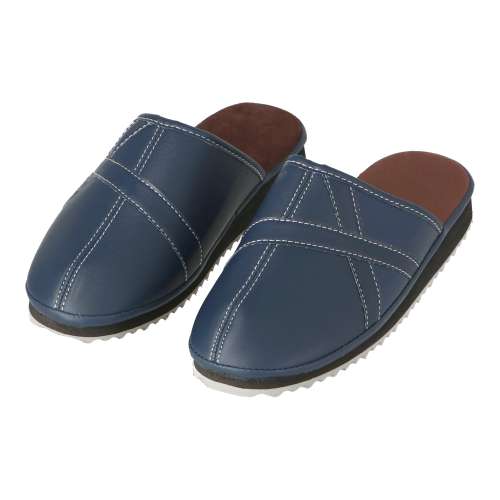 LIFELEX　紳士起毛サンダル　ネイビー　Ｌ（２５．５‐２６．５ｃｍ）