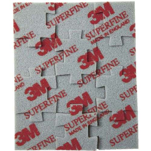 3M ジグソーパズル型スポンジ研磨材 スーパーファイン ＃320～600相当