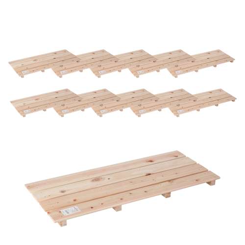 LIFELEX 桧すのこ4枚打 約850×370×37mm ×10個セット