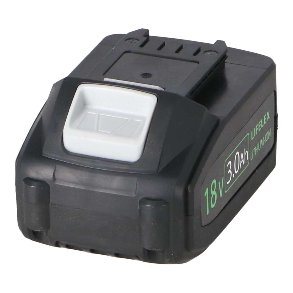 LIFELEX　１８Ｖ　３．０Ａｈ　バッテリー　ＫＭＢＰ‐１８３０（残量計付）　ブラック