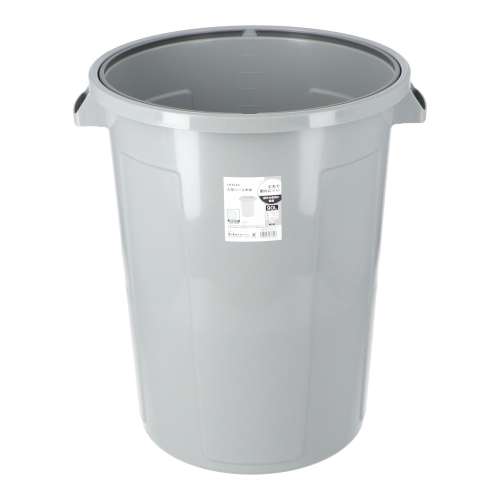 LIFELEX　丸型ペール９０Ｌ　本体　グレー