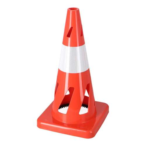 LIFELEX　中が見える重量コーン　赤／白