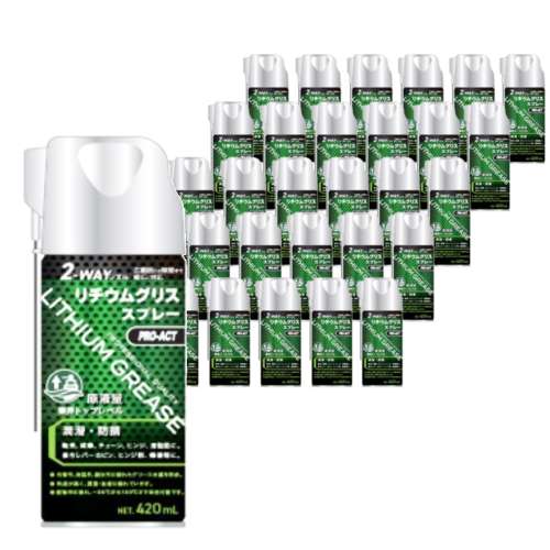 PROACT リチウムグリススプレー420ml 2WAYノズル KOC-LG420-2WAY　×30本セット