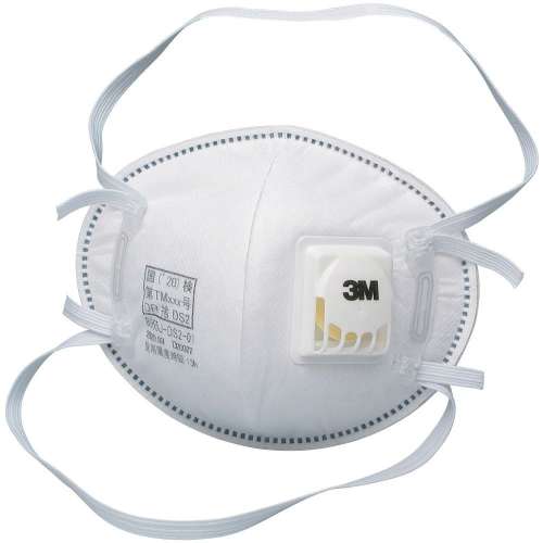 3M 使い捨て式防じんマスク 8955J DS2 排気弁付き・2本しめひも式 （10枚入）