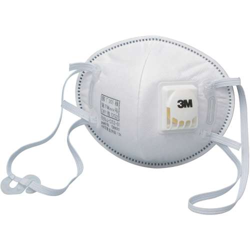 3M 使い捨て式防じんマスク 8955JH DS2 排気弁付き・フック式 （10枚入）