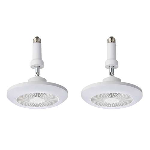 ＬＥＤファンソケットモデル　調光　ＤＬＬＳ64ＮＷＨ　×2個セット