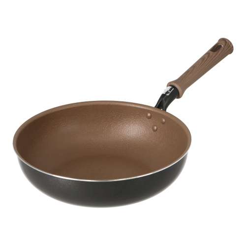 LIFELEX　３０００ｔプレスで圧縮したＩＨフライパン２８ｃｍ炒め　ＩＨＭＰー２８Ｗ　メタリックブラック