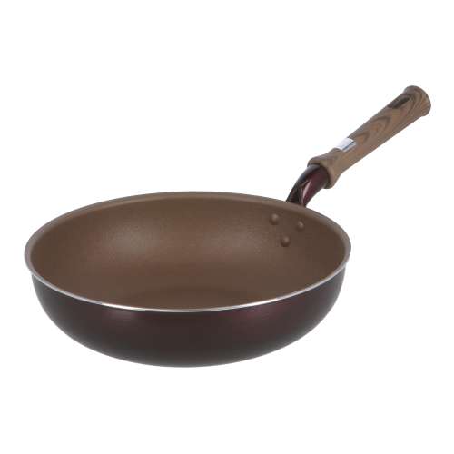 LIFELEX　３０００ｔプレスで圧縮した直火フライパン２８ｃｍ炒め　ＧＦＭＰー２８Ｗ　ダークピンク