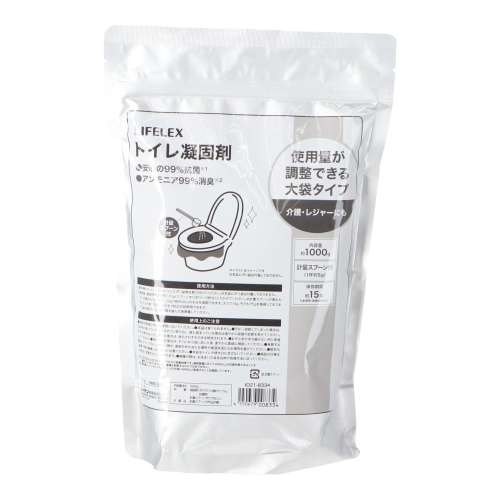 LIFELEX　トイレ凝固剤　１０００ｇ　ＩＯ２１‐８３３４