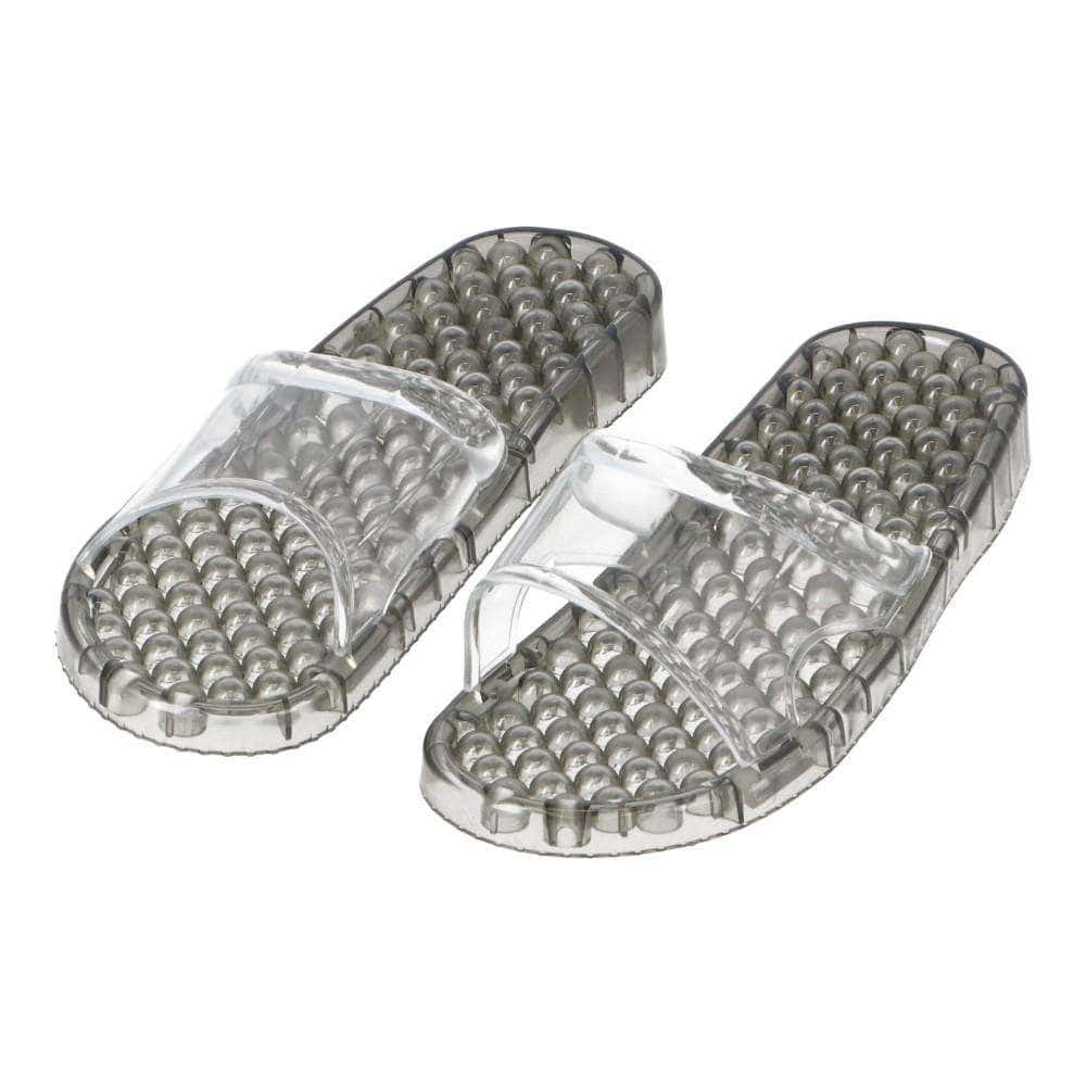 LIFELEX　水抜きサンダル　２５．０～２６．５cm　ＪＳ２１‐９１６４　クリア＋ブラック