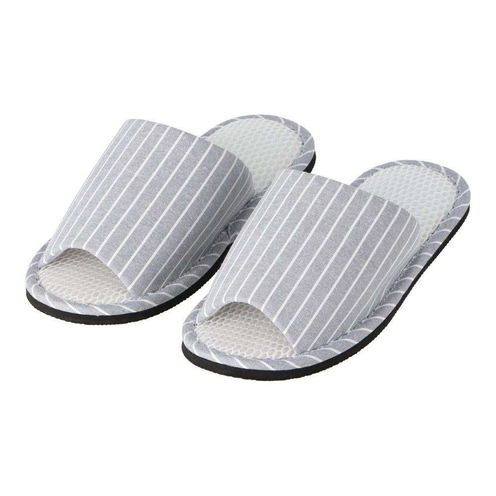 LIFELEX　立体メッシュスリッパ　Ｌ　グレー
