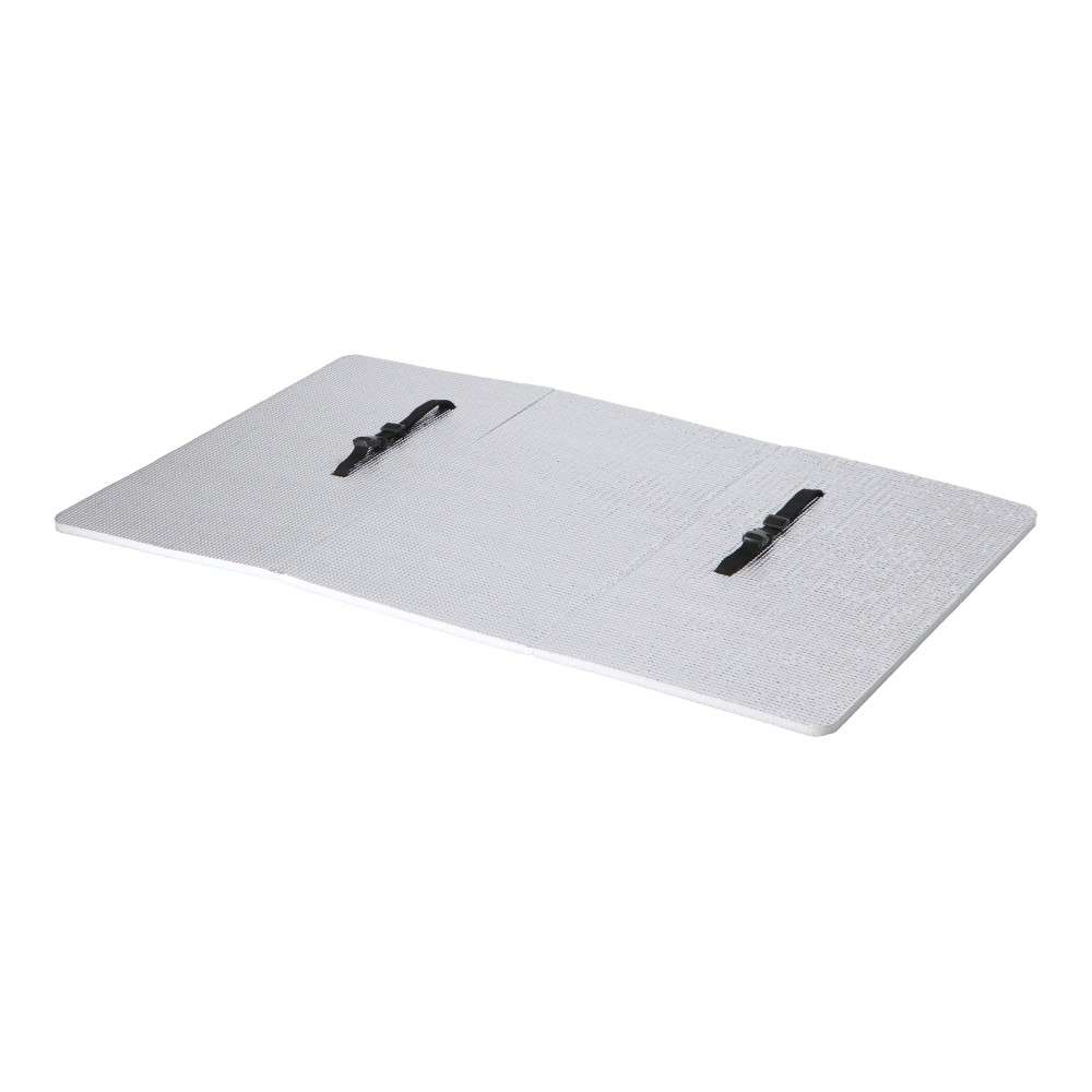 LIFELEX　室外機シェードベルト式　ＮＨ２１‐４６５６　約幅８４０×奥行５００×高さ１０ｍｍ　ホワイト＋シルバー