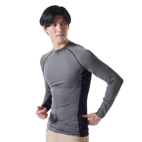 PROACT 長袖コンプレッションウェア 杢グレー 3L