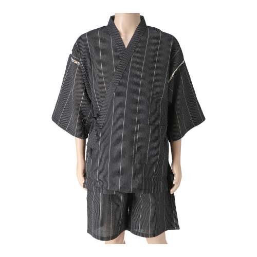 LIFELEX　甚平　ブラック　ＬＬ