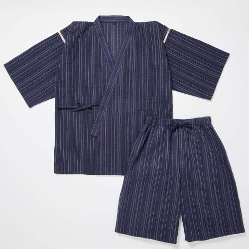 LIFELEX 甚平 ネイビー ＬＬ