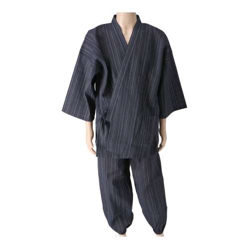 LIFELEX　作務衣　ネイビー　Ｌ