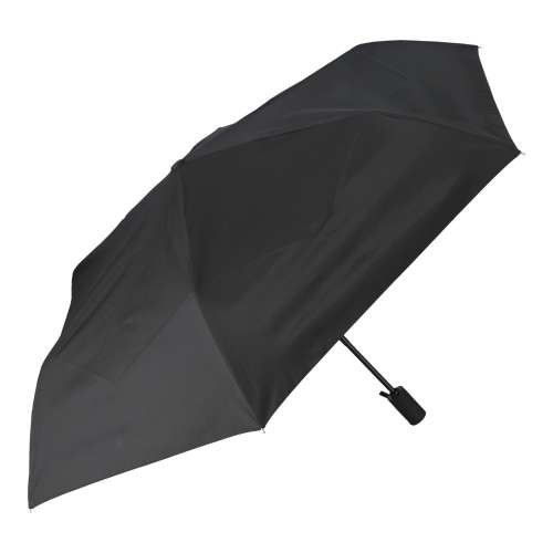 LIFELEX　自動開閉・形状記憶機能付晴雨兼用折りたたみ傘　５５ｃｍ　ブラック